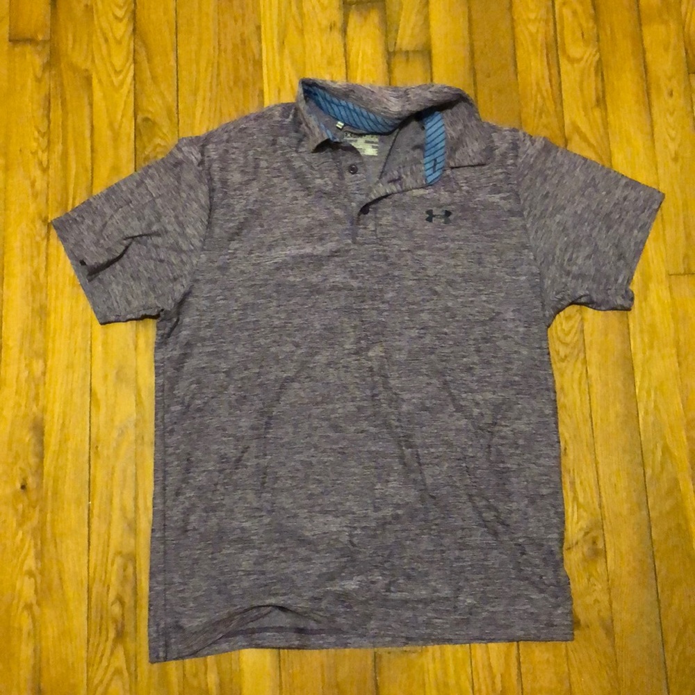 Under Armour purple polo